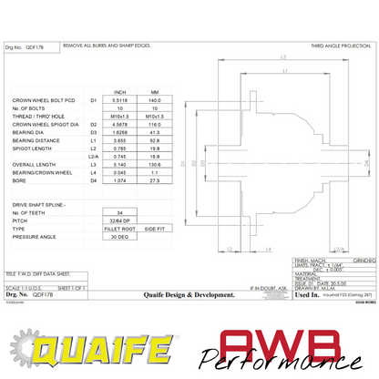Astra G - Quaife F23 ATB Differential