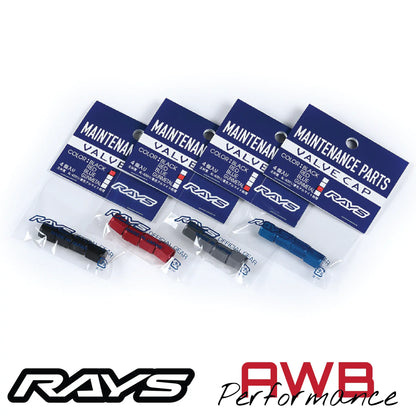 Rays Aluminum Valve Caps 4 Pack Rays