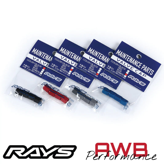 Rays Aluminum Valve Caps 4 Pack Rays