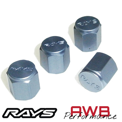 Rays Aluminum Valve Caps 4 Pack Rays