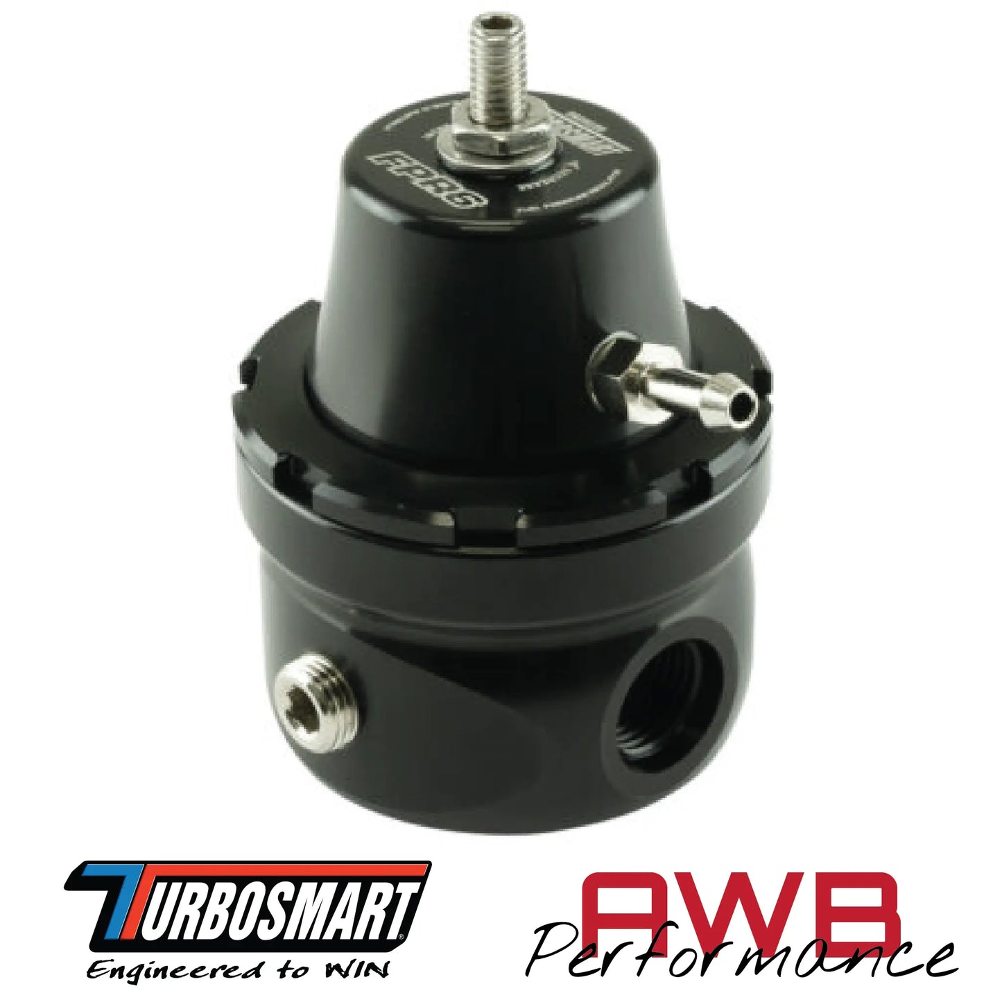 Turbosmart FPR6 Fuel Pressure Regulator in Sleeper. Front View.