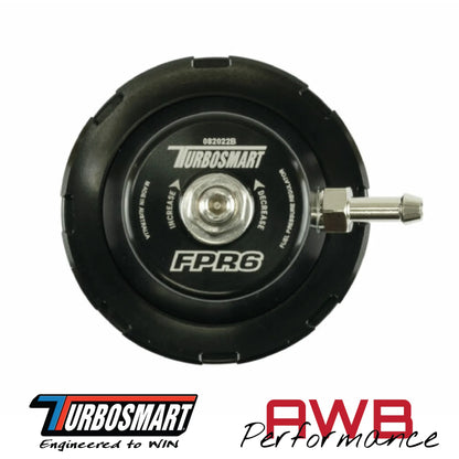 Turbosmart FPR6 Fuel Pressure Regulator in Sleeper. Top View.