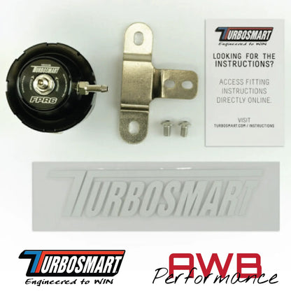 Turbosmart FPR6 Fuel Pressure Regulator in Sleeper. Box Contents.