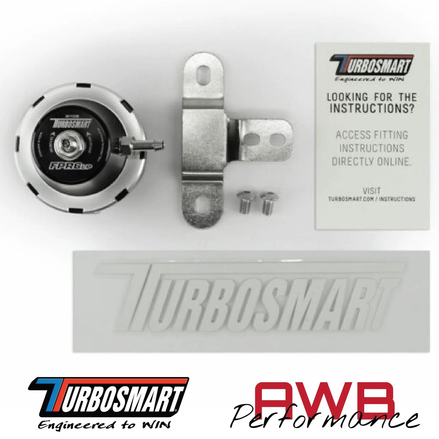 Turbosmart FPR6 Low Pressure Fuel Pressure Regulator in Black. Box Contents.