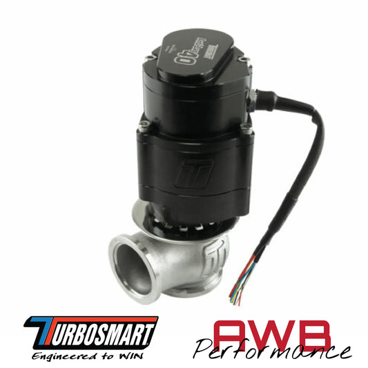 Turbosmart GenV eALV40 Electronic Anti-Lag Valve. Side View.