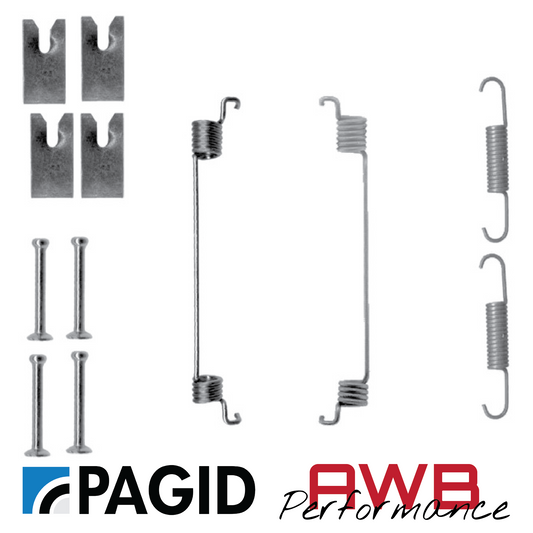 Adam - Pagid Rear Brake Shoe Fitting Kit (8") Pagid