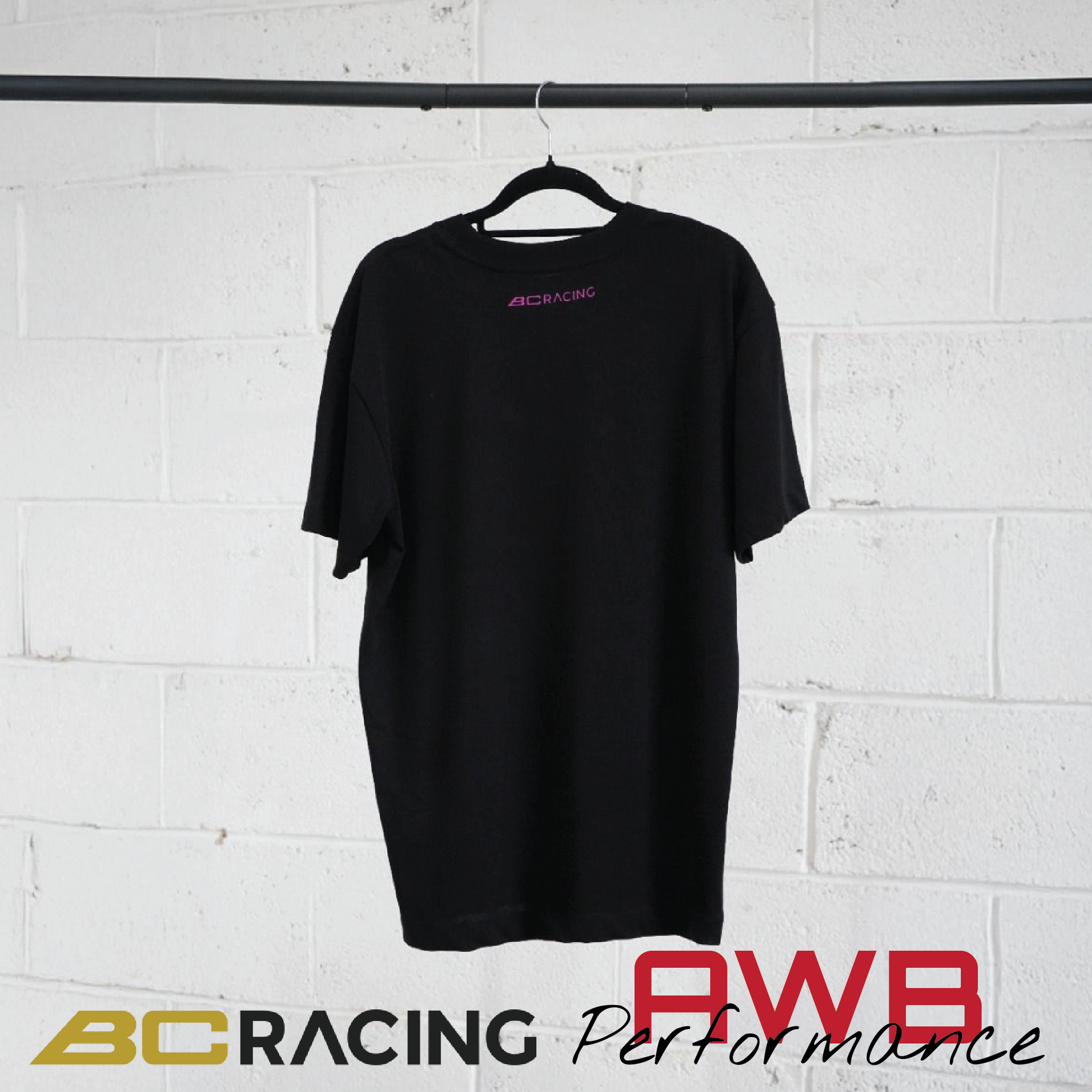 BC Racing 'Skid Game' Black/Pink T-Shirt AWB Performance Ltd